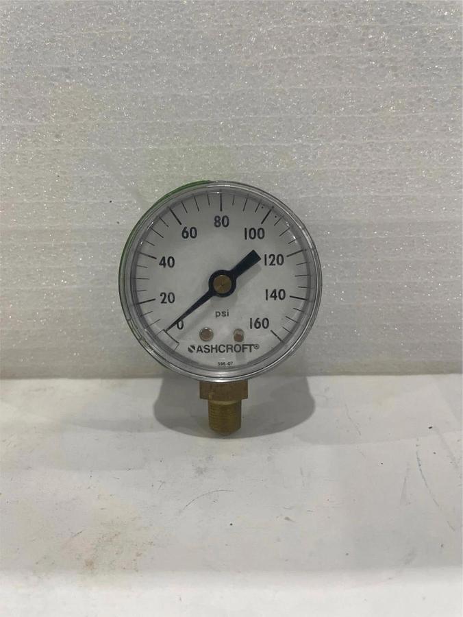 Used Ashcroft, Pressure Gauge, 0-160 PSI, Used