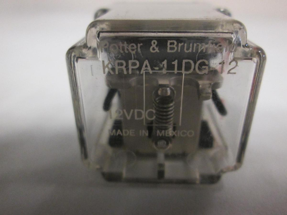 Used Potter & Brumfield, KRPA-11DG-12, 12VDC Relay, Used
