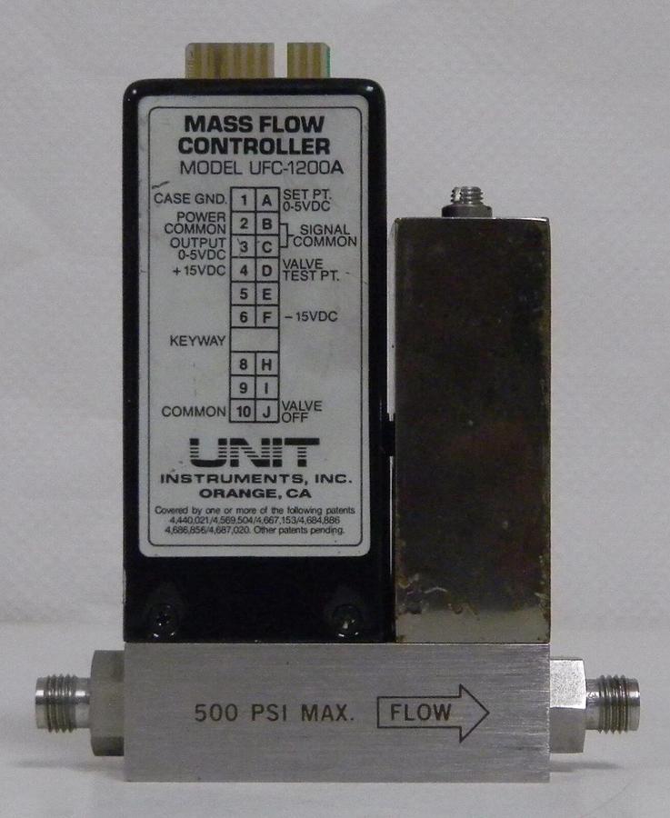 Used Unit UFC-1200A Mass Flow Controller, Gas- N2, Range- 10 SLM, Used