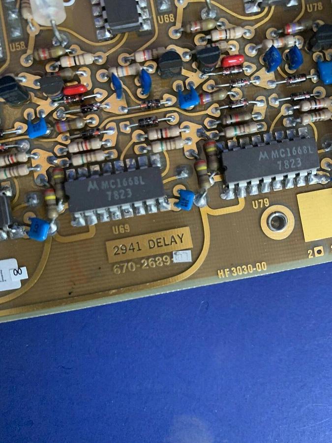 Used Tektronix 2941 Delay PCB Assy, 672-0771-00