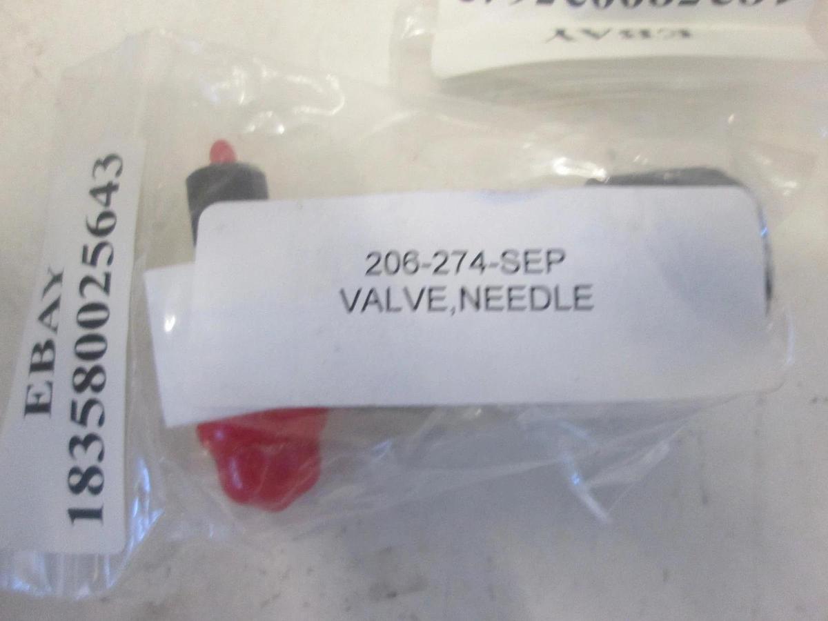 Mace, 999 0379, VALVE NEEDLE TEF, New, Lot of 2