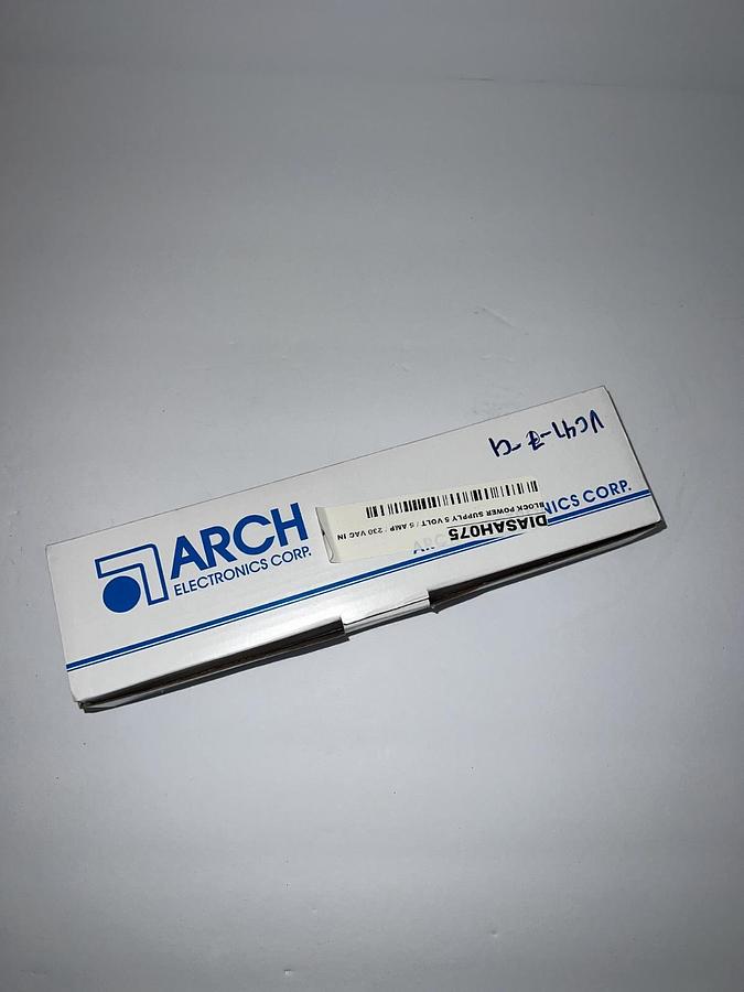 Used ARCH Electronics Corp. DIASAH075 Block power supply 5 Volt/ 5 AMP/ 230 VAC in