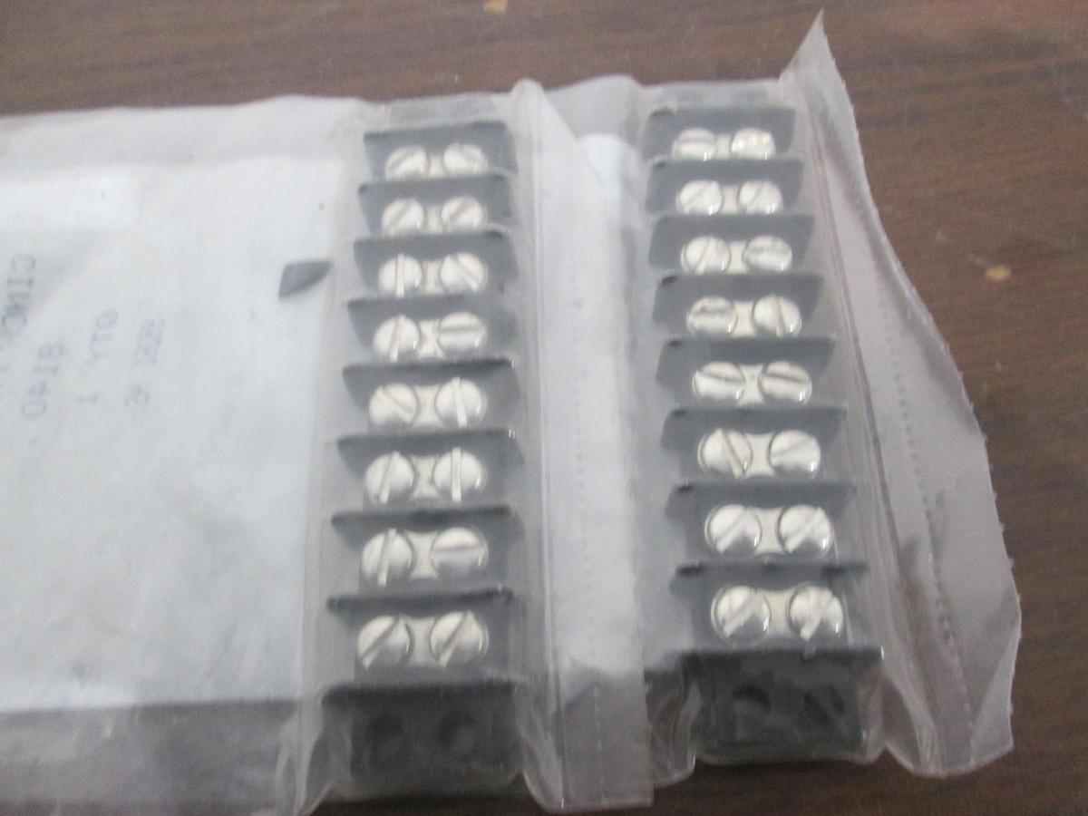 Waldom/Cinch, 8140, 8 Position Terminal Block, New, Lot of 2