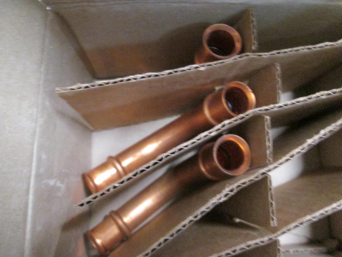 Used RLS LR90 5/8" OD Copper Press 90 Elbow Cup x Cup Lot Of 3