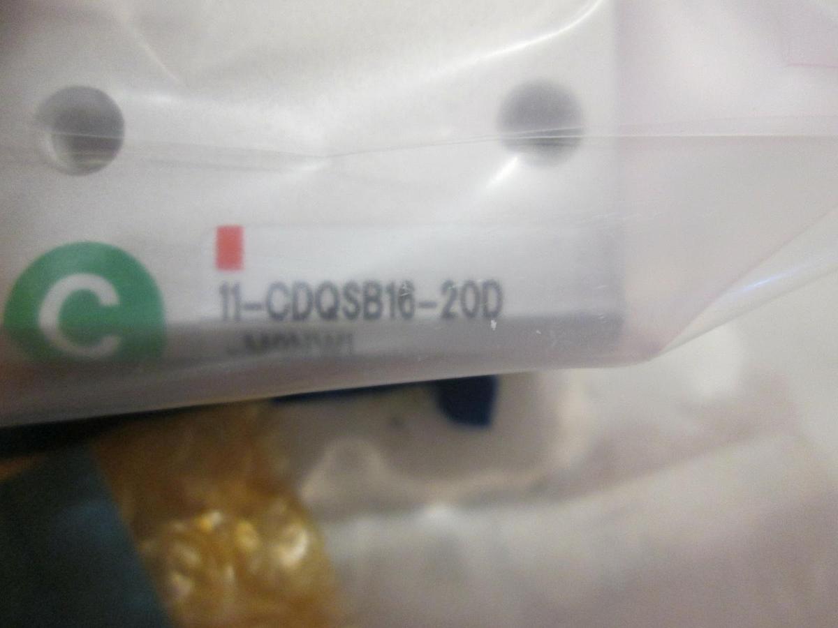 SMC, 11-CDQSB16-20D, Pneumatic Cylinder w/ D-M9NW Switches, New, Lot of 2