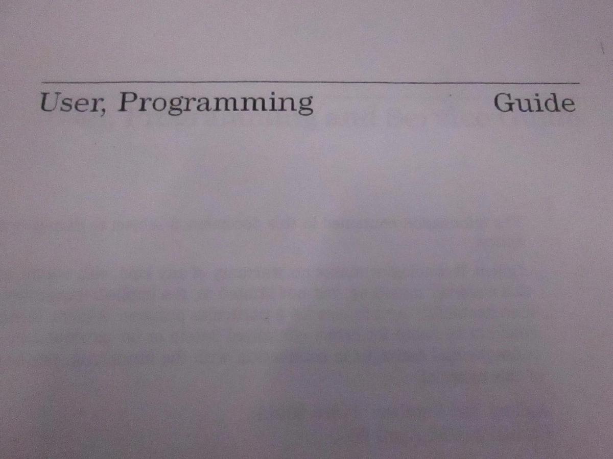 Used Agilent 11896A Polarization Controller Programming User's Guide, Used