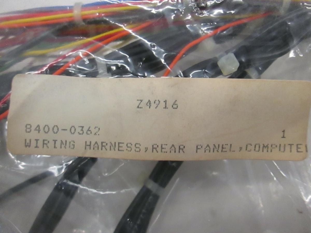 Used Nanometric Wiring Harness, Rear Panel, Compute Assy, 8400-0362, Used