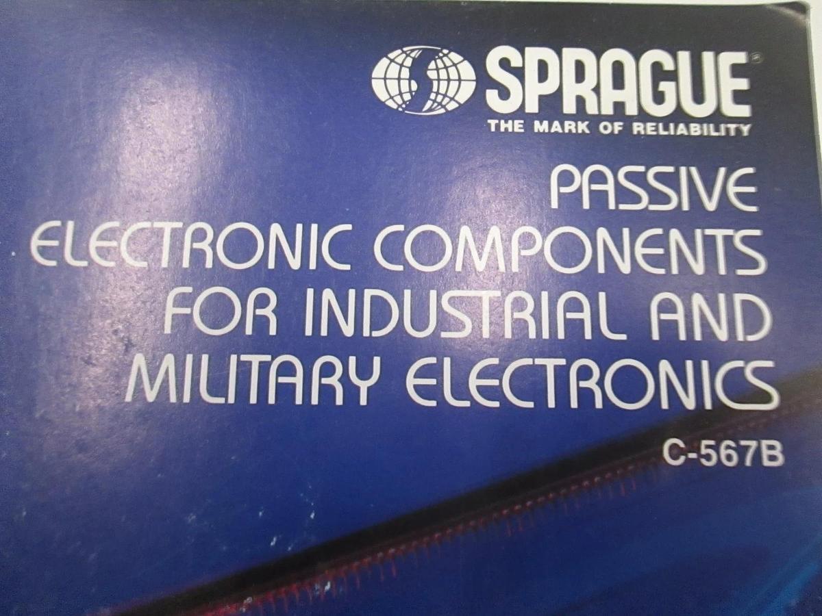 Used Sprague Passive Electronic Components for Industrial/Military C-567B, Used