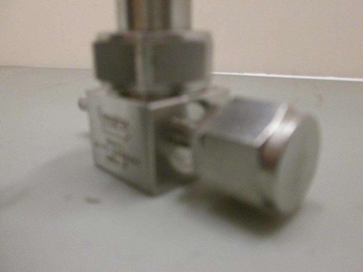 Used Swagelok 6LVV-DPRBW4MR4-P Manual Valve, 1/4" Butt Weld x 1/4" MCR, Used