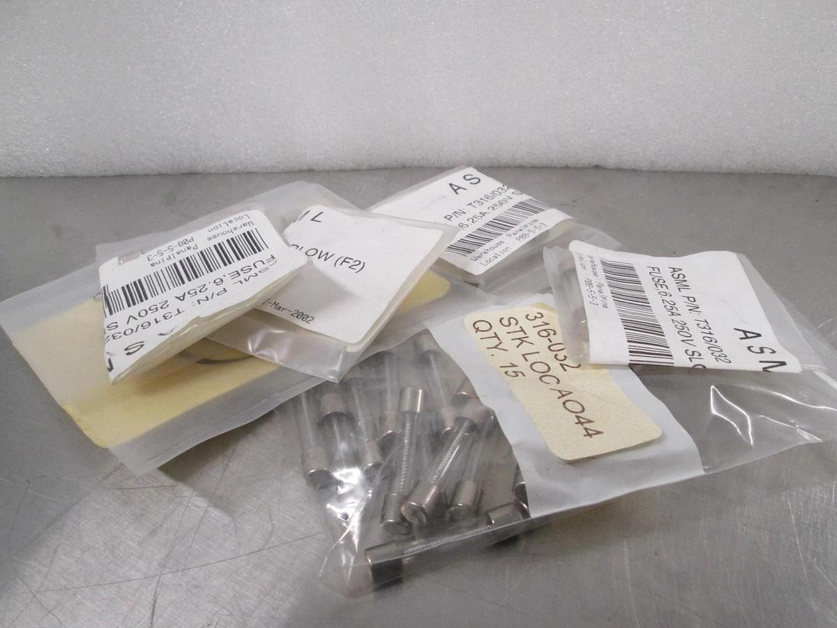 Fuse, 6.25A, 250V, Slow Blow (F2), 316-032, New, Lot of 20