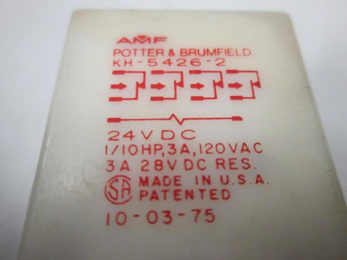 Used Potter & Brumfield, KH-5426-2, Relay, 24VDC, Used