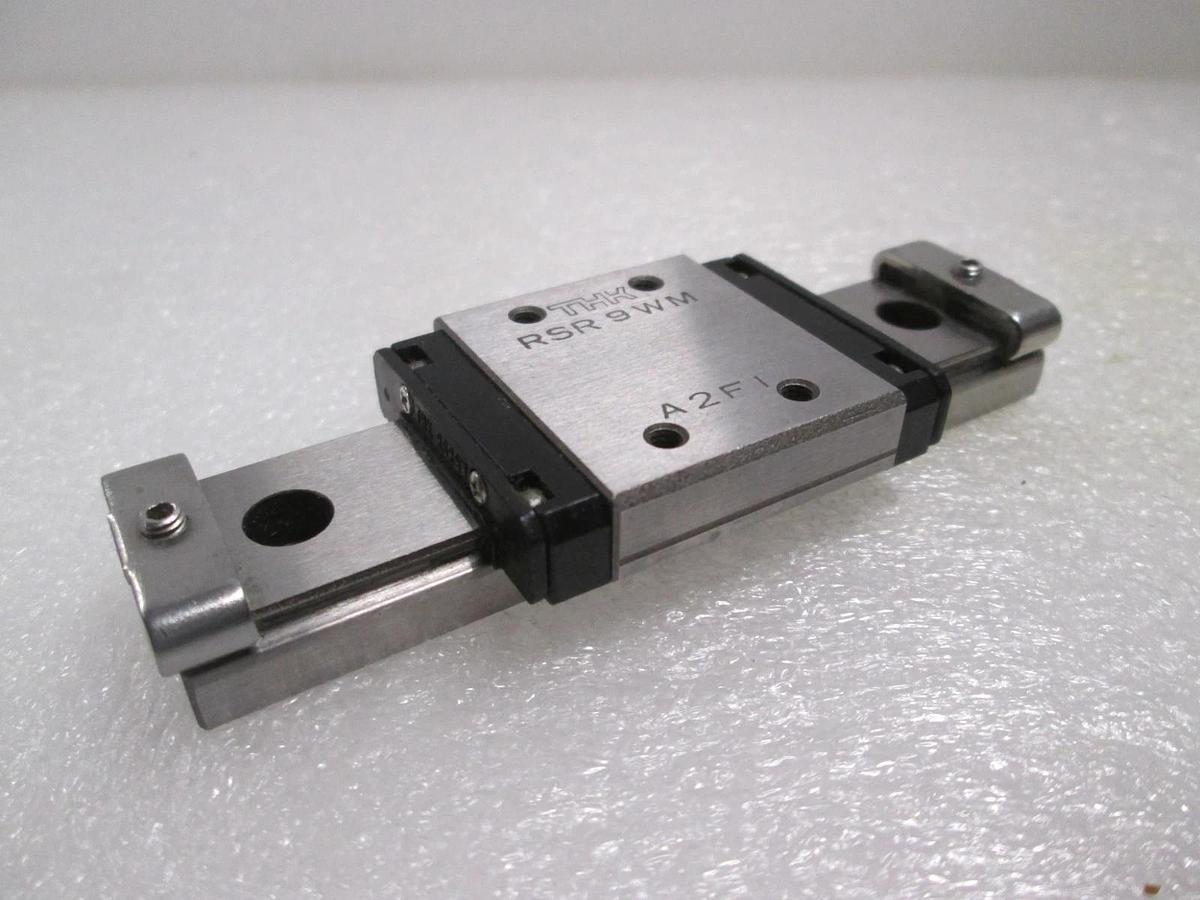 THK, RSR 9WM, Linear Bearing Guide Block w/ Guide Rail, New