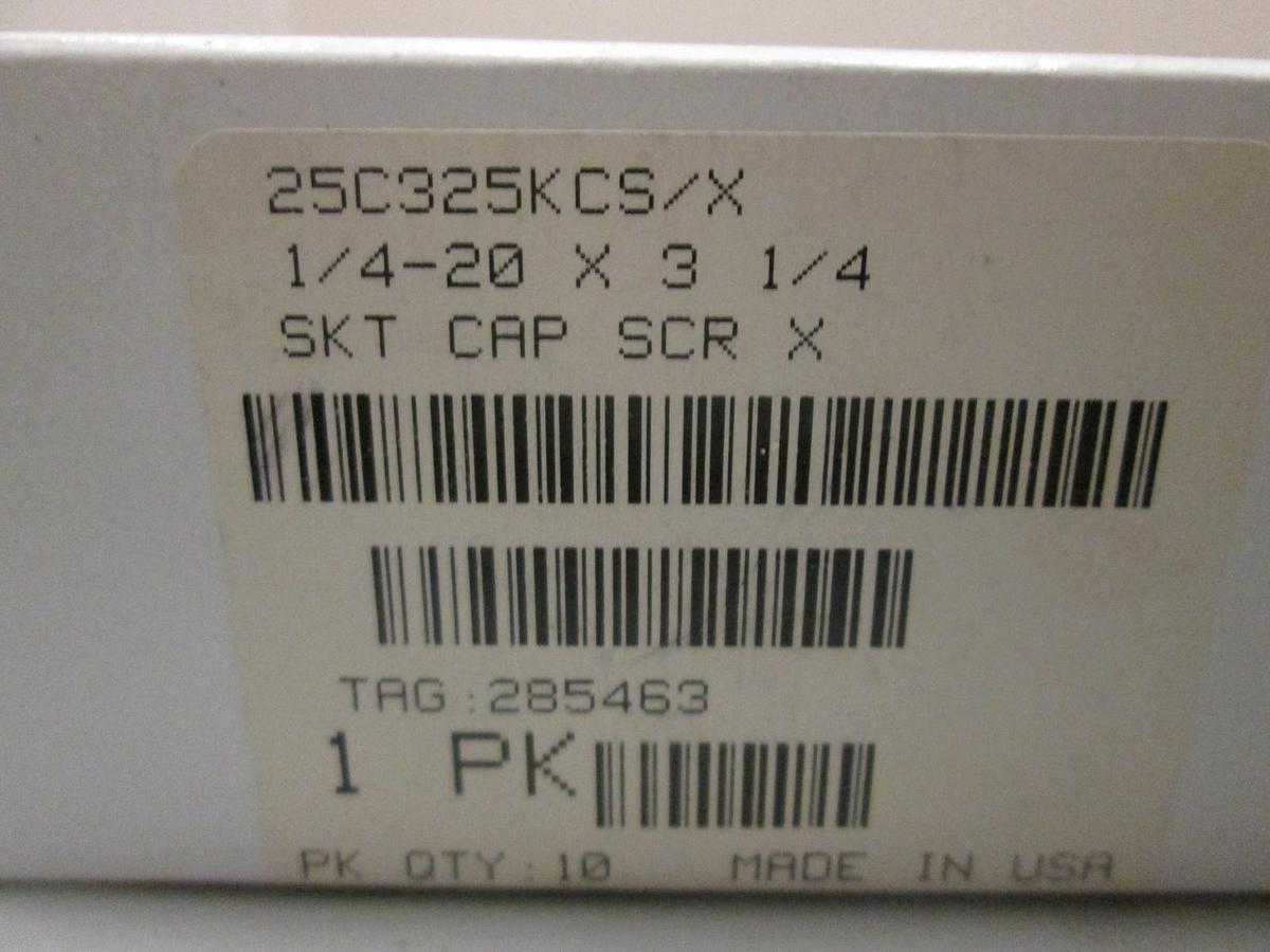 Used Kerr 1/4 - 20 x 3 1/4 Socket Head Cap Screw, Lot of 40 Pieces