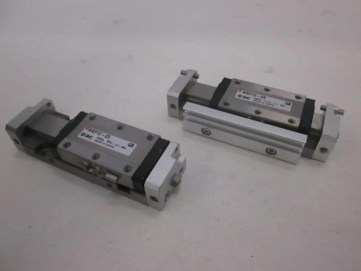 Used SMC, Slide Table, MXP12-25, Used, Lot of 2
