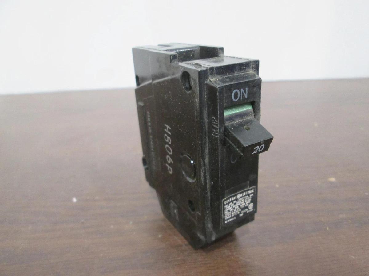 Used General Electric, LP-5978, 20A, Single Pole Circuit Breaker, Used