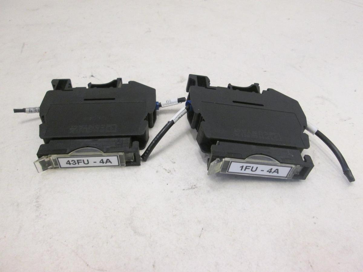 Used Phoenix Contact, Type USIG, Terminal Fuse Block, 4A, Used, Lot of 2