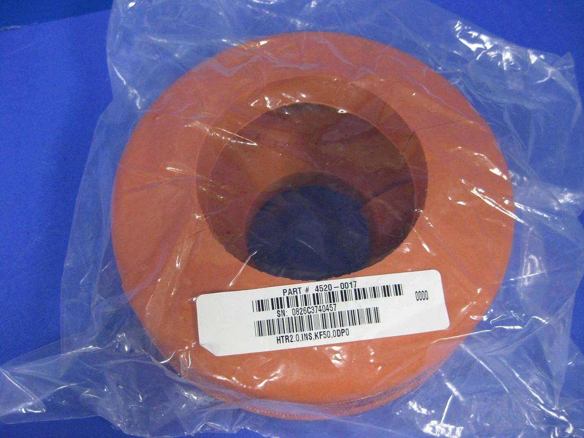 MKS HPS 4520-0017 Heater Jacket Flange Insulator for NW50 + Double Claw Clamps