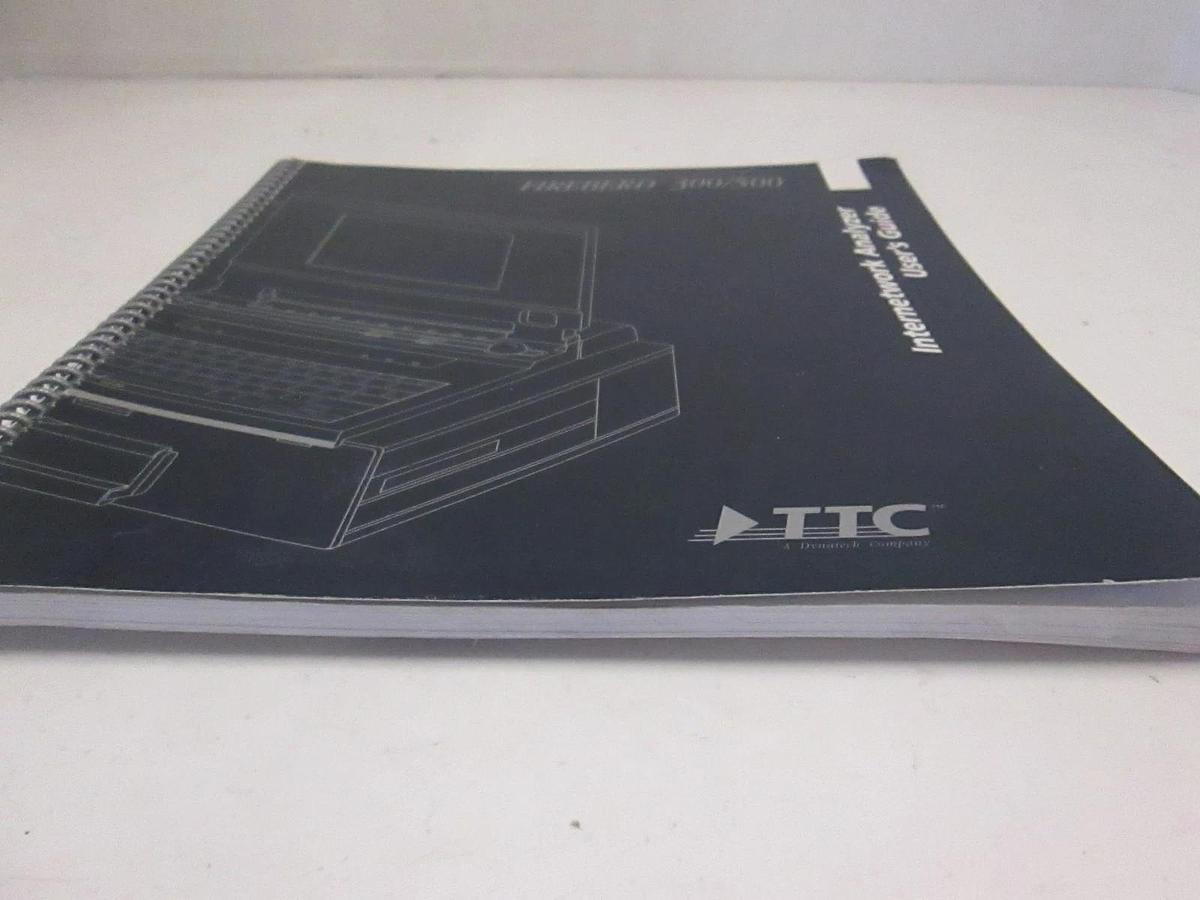 Used TTC FireBerd 300/500 Internetwork Analyzer User's Guide, Used