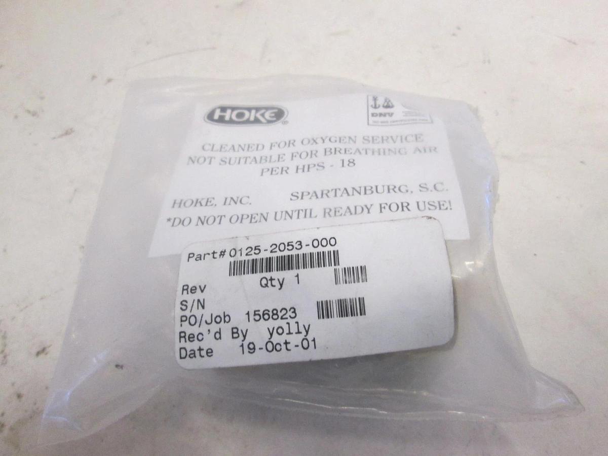 Hoke, 0125-2053-000, Valve New
