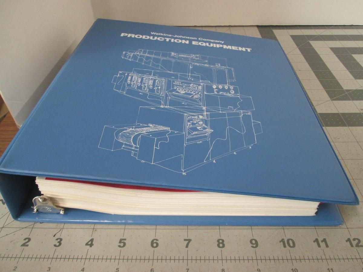 Used Watkins Johnson, Wafer Handling System WJ 996-11 Hardware Manual, Used