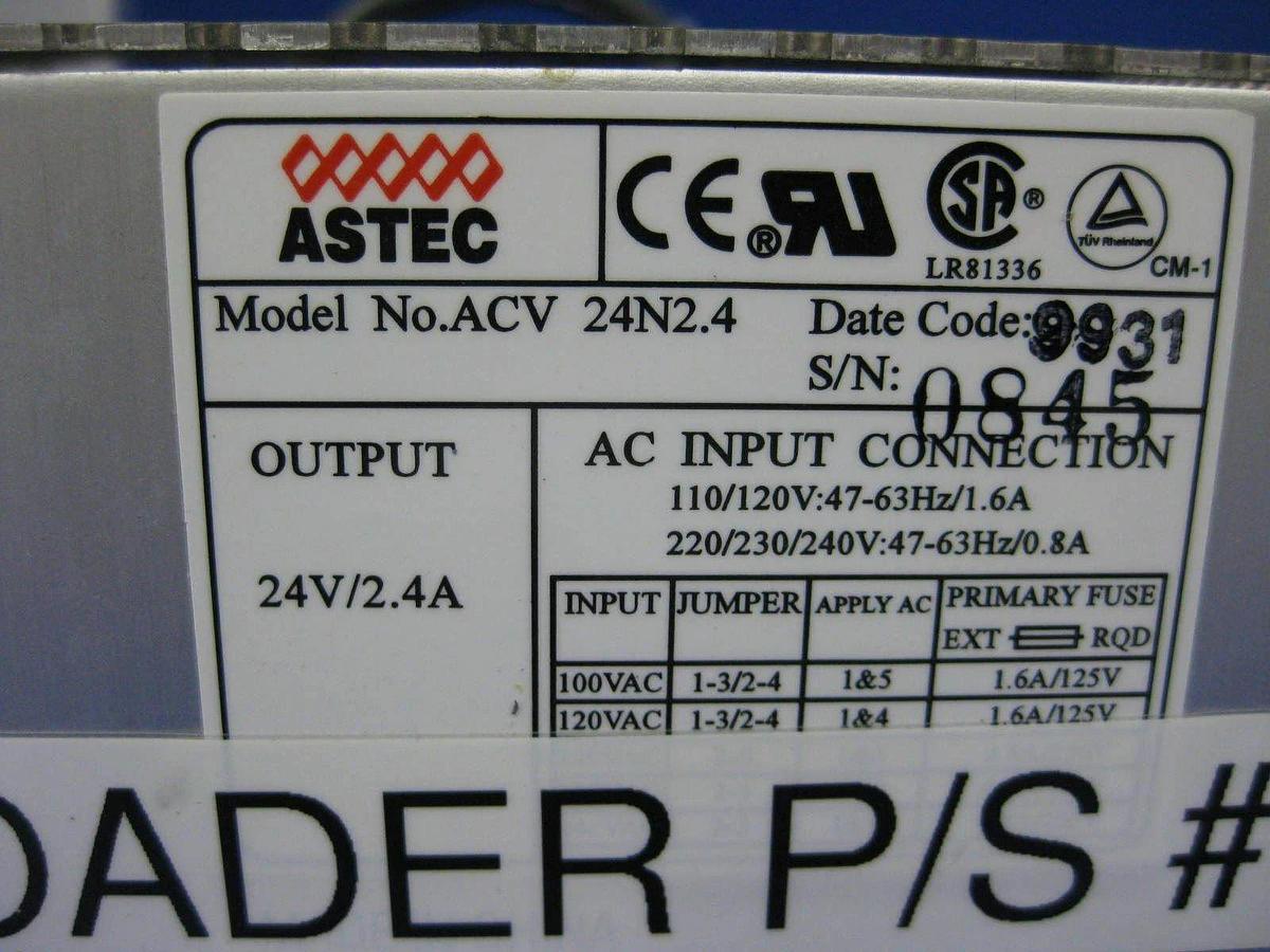 Used Astec ACV 24N2.4 Power Supply, Lot of 2 Used