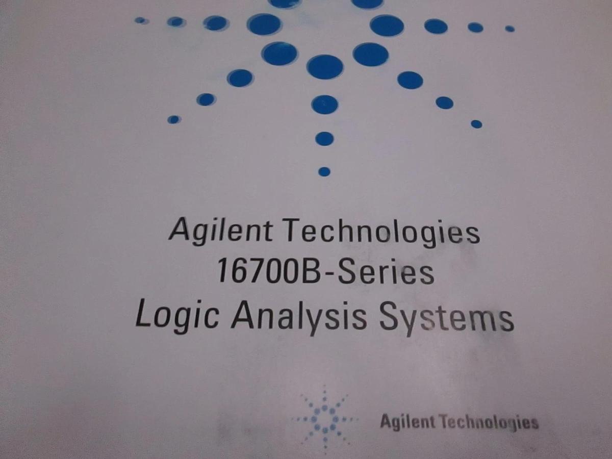 Used Agilents Tech 16700B-Series Logic Analysis Systems Installation Guide, Used