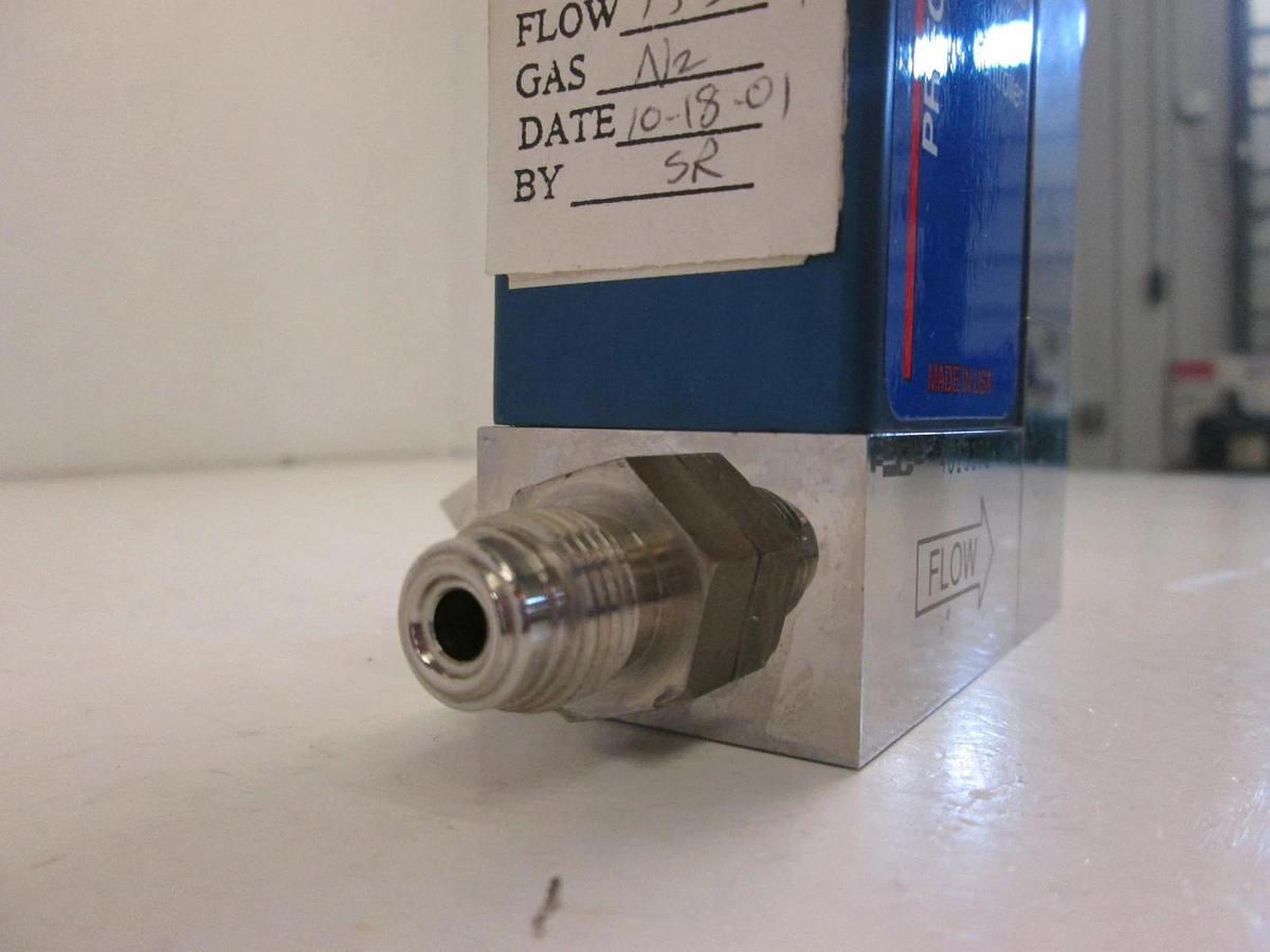 Used Precision Flow Devices 401, Mass Flow Controller, Gas- N2, Range- 15 SLM, VCR