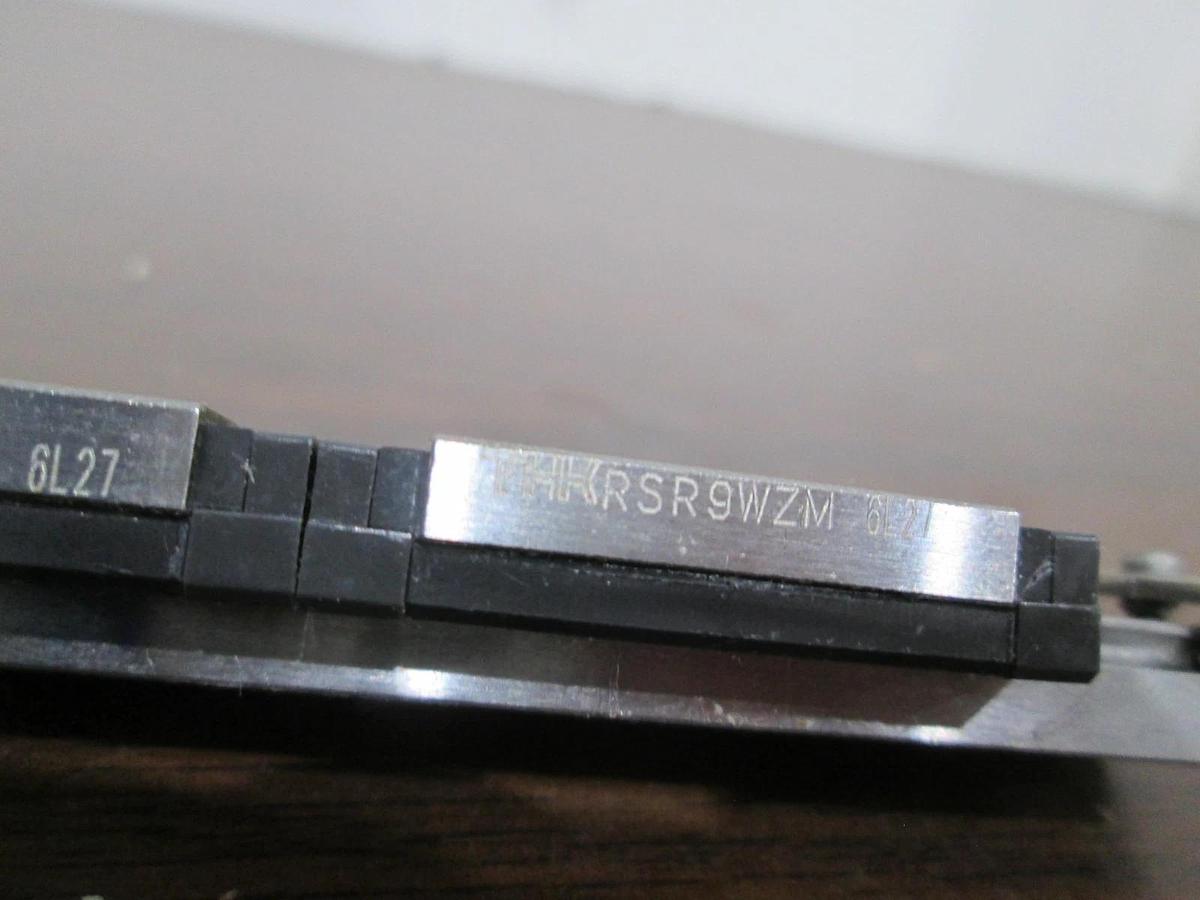 Used THK, RSR9WZM, Linear Guide Rail, Used, Lot of 2