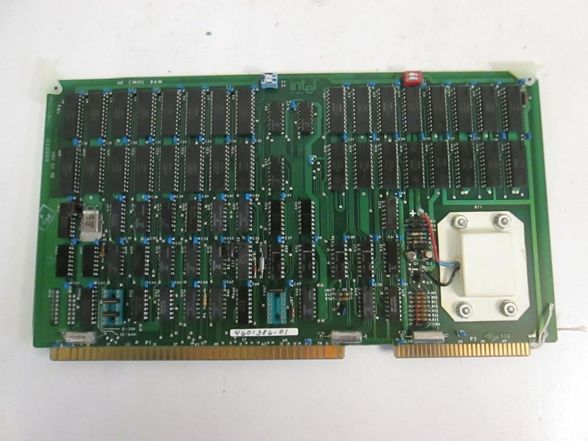 Used Intel 4K CMOS Ram, 04-0652-001-01, PCB Assy, Working When Removed