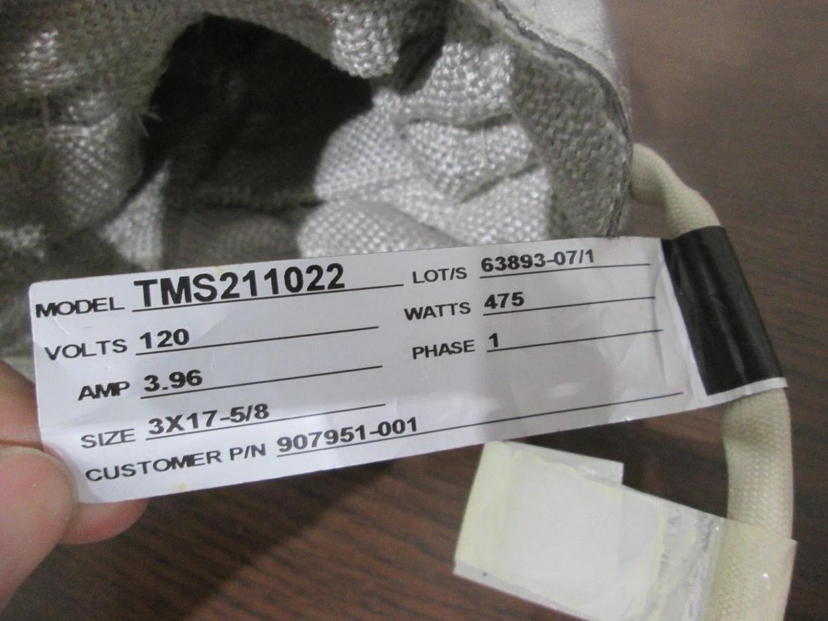 Used SVG, TMS211022, Heater Jacket, 475W, 1 Phase, 3.96A, 120V, Used