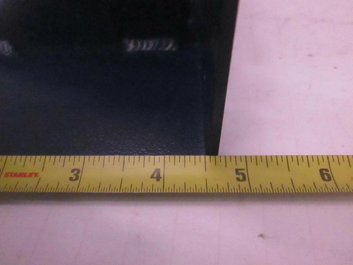 3.5x5.2 inch Blue Powder Coated Aluminum Gen Purpose Bracket, New w gusset