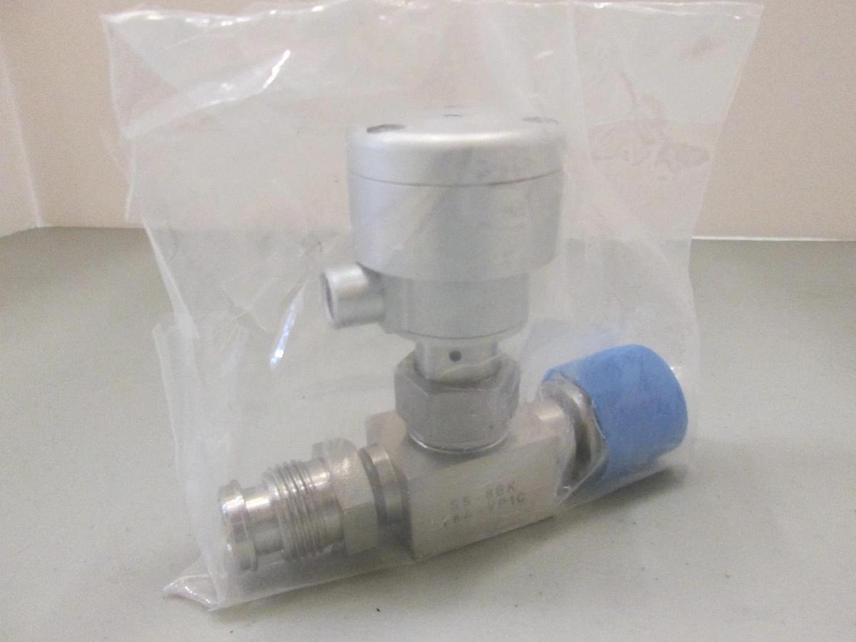 Nupro, Pneumatic Valve SS-8BK-V84-VP1C, 1/2" FVCR, New