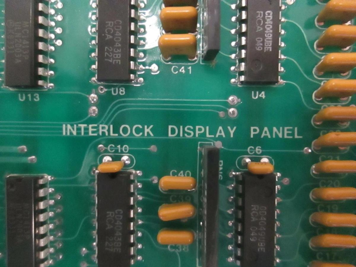 Used Interlock Display Panel PCB, 03-900798, Working When Removed, Used