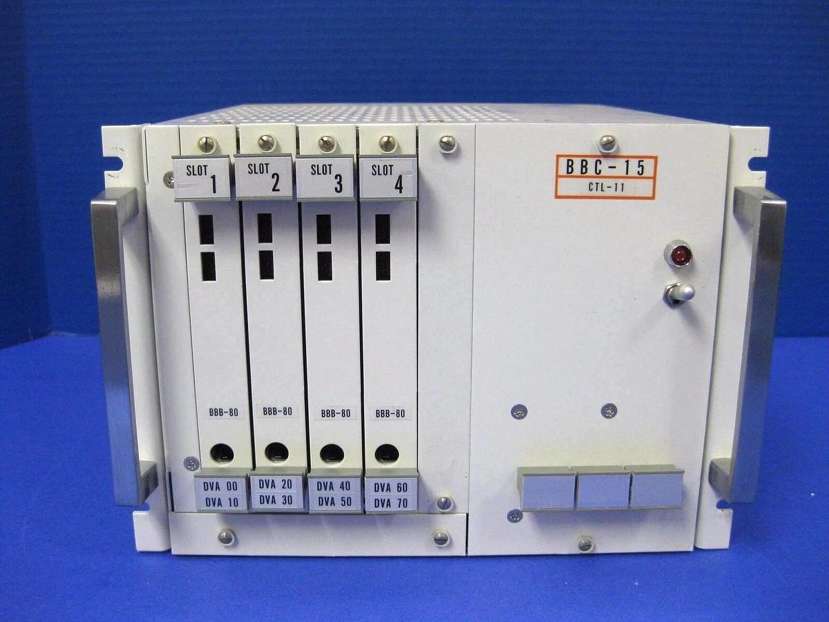 Used TEL Tokyo Electron BBC-15 Controller Unit CTL-11, DS1187-007532R11, 4 Slot, Used