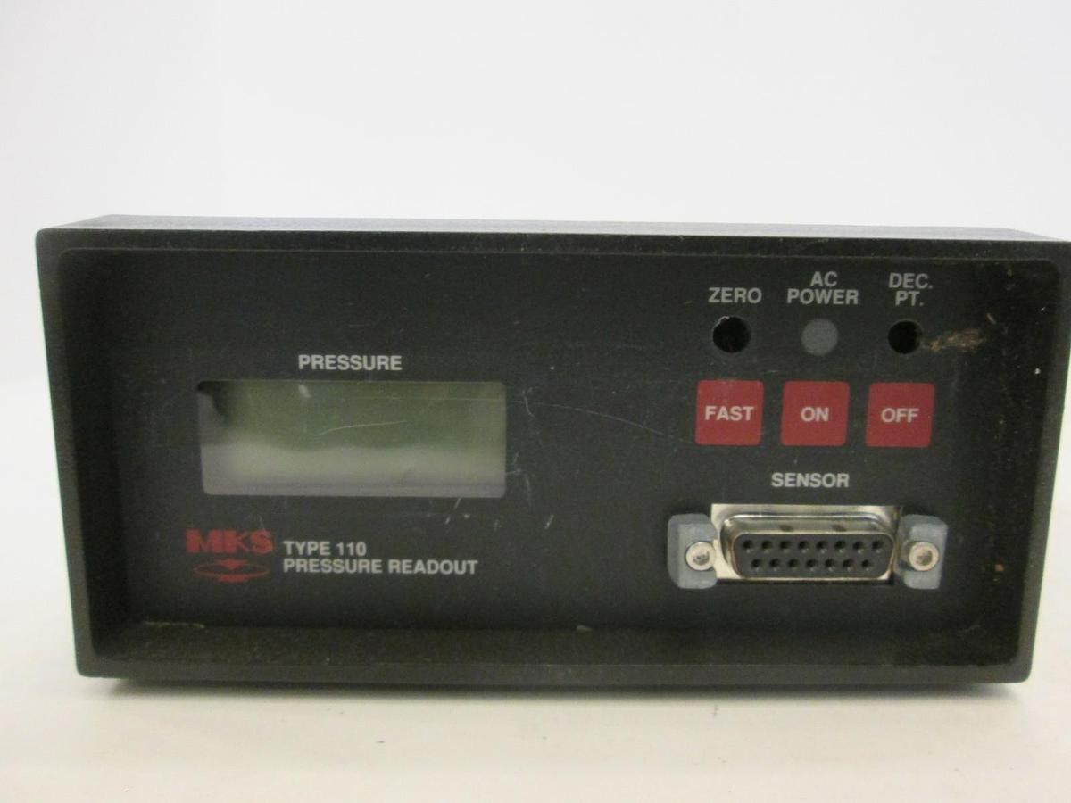 Used MKS, Pressure Readout, Type 110, 110A-11542, Used