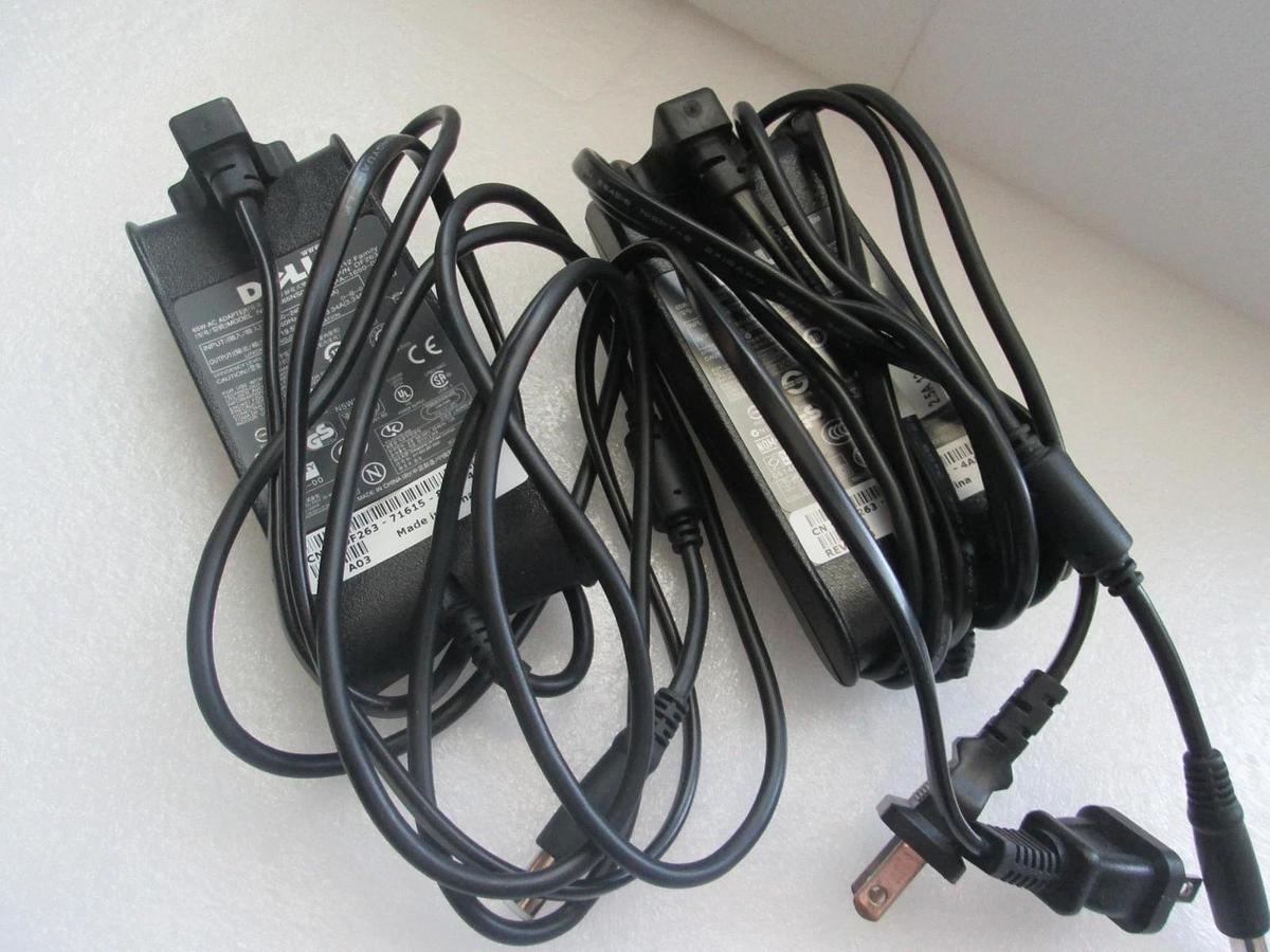 Used Dell, LA65N20-00, PA-12 Family, AC Adapter, 50-60Hz, Used, Lot of 2