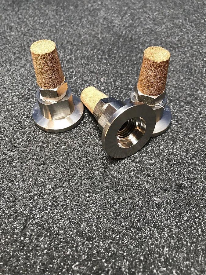 NW16 Flange Adapter with ASP-2 Exhaust Filter, Lot of 3