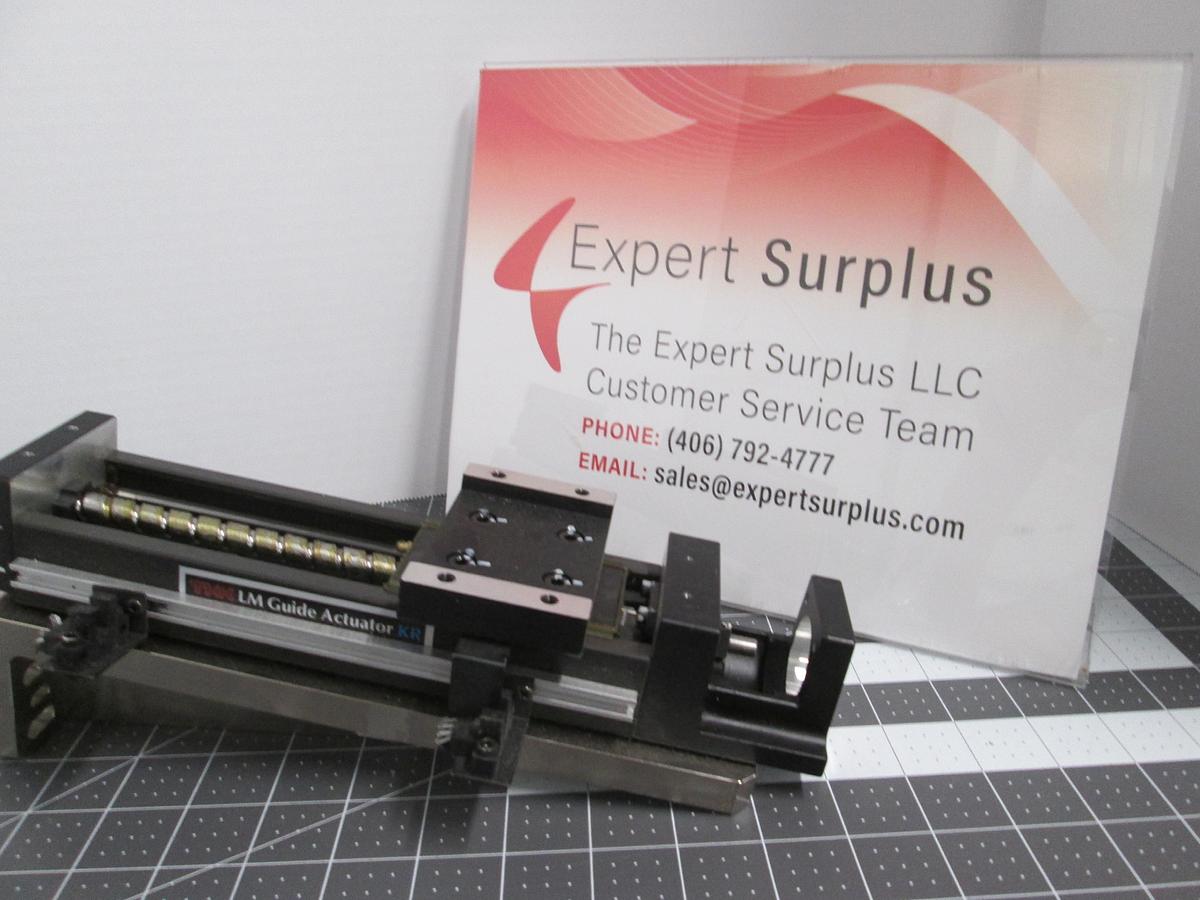 Used THK, KR33, LM Guide Linear Actuator Ball Screw Tested Working Industrial Automation