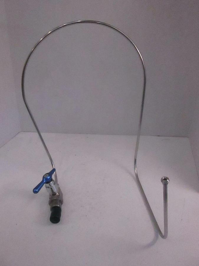 Used Cylinder Lead Pigtail for High Purity Gas Panel w/ CGA 590 Semi-Gas Praxair