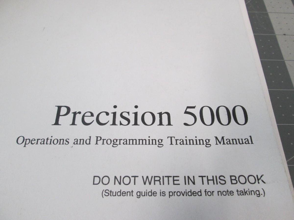 Used AMAT, Precision 5000, Operations and Programming Training Manual, Used