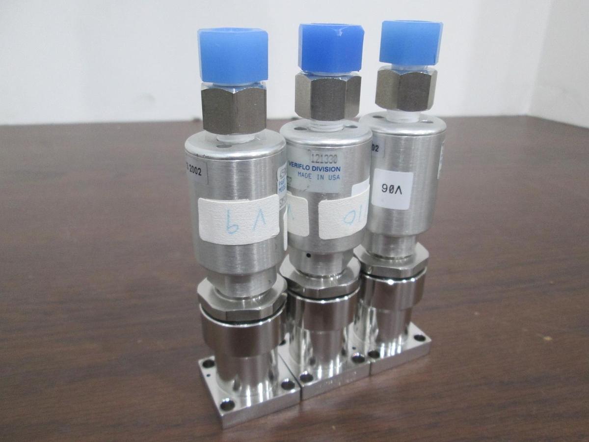 Used Parker Veriflo, SM930LPNCS102VESP, High Purity Valve, Used, Lot of 3