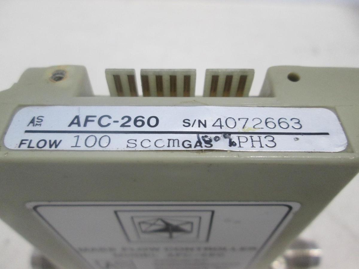 Used ASM, AFC-260, Mass Flow Controller, 100 SCCM, PH3, Used