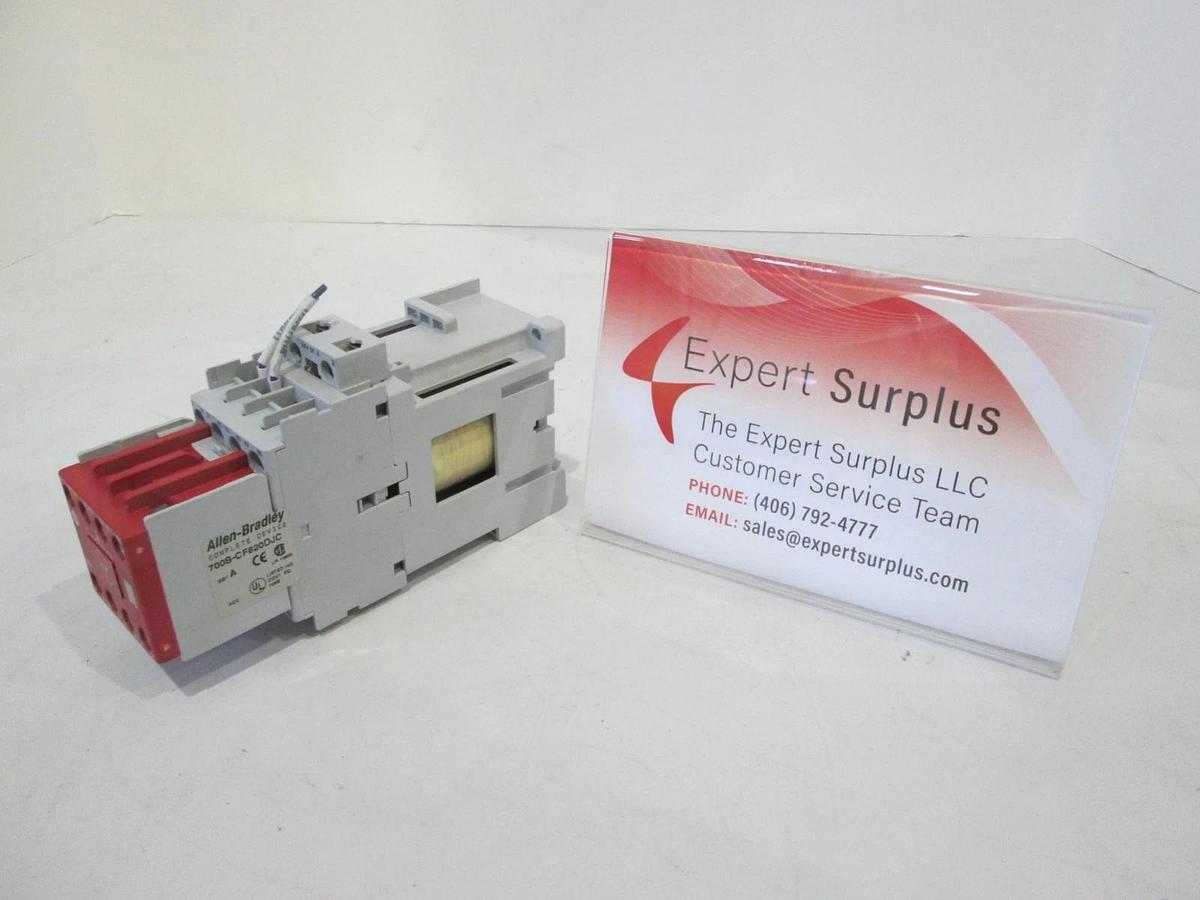 Used Allen-Bradley, 700-CF310D w/ 100S-F, Contact Relay and Auxiliary Contact, Used