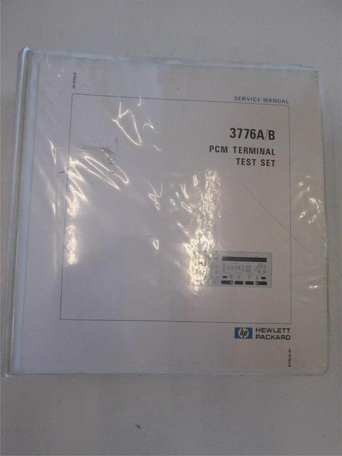 Used HP 3776A/B PCM Terminal Test Set Service Manual, Used