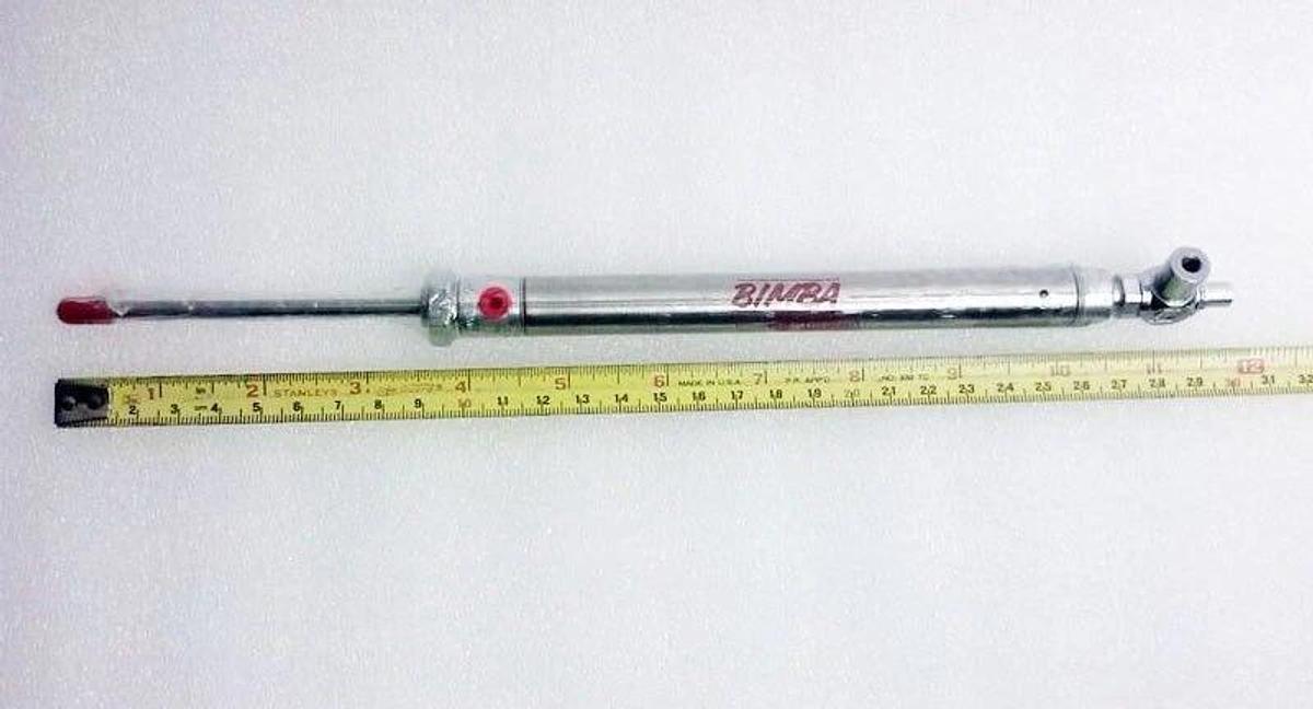 Used Bimba 023-R, Air Cylinder, Stainless Steel, 9/16" Bore, 3" Stroke - Lot of 2