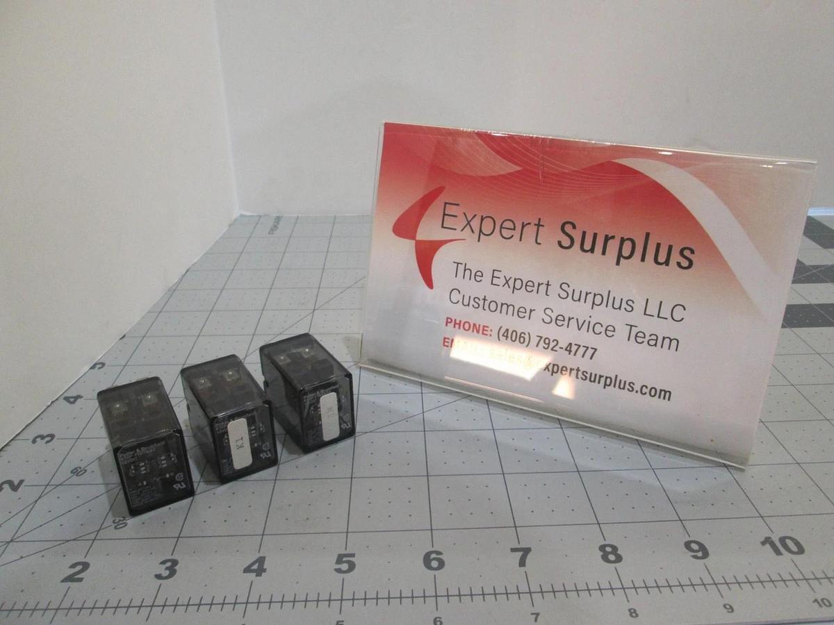 Used Potter & Brumfield, K10P-11D15-12, Relay 12VDC, Used, Lot of 3