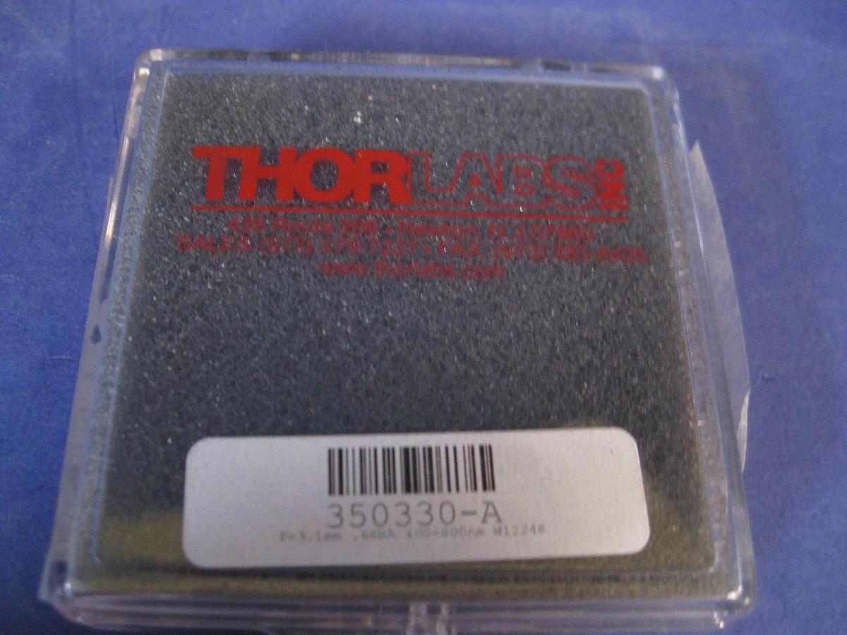 Used Thor Labs 350330-A Unmounted Geltech Aspheric Lens, New