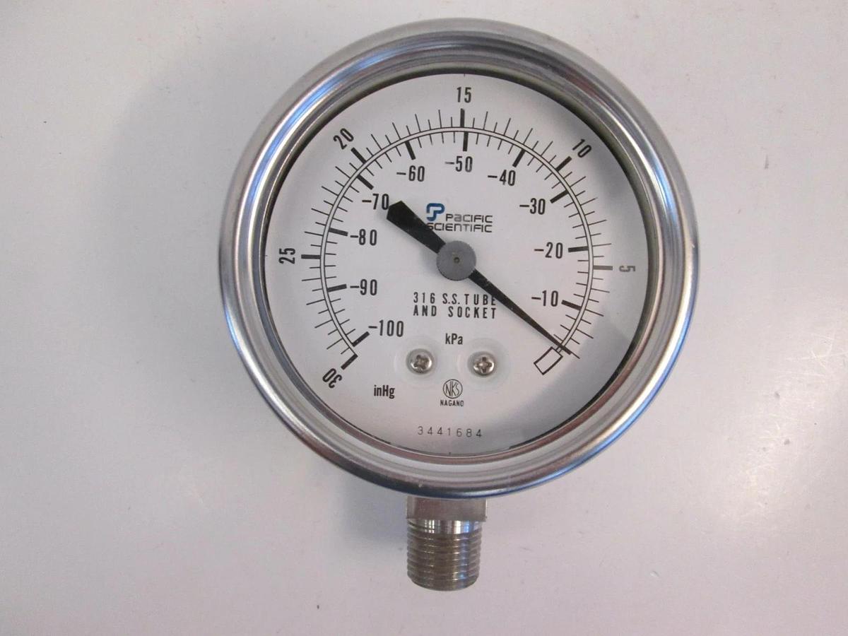 Used Pacific Scientific Gauge 316 S.S. Tube and Socket, 3441684
