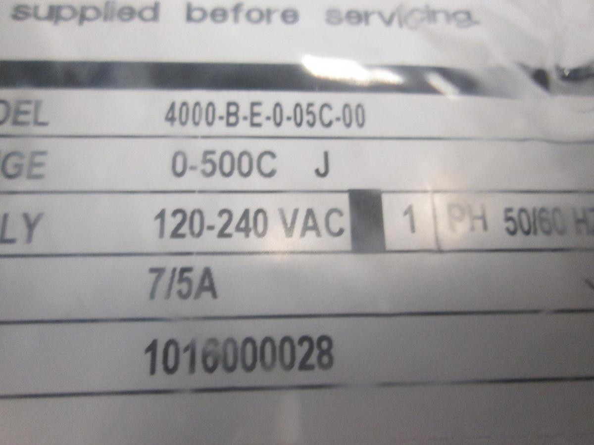 Used Minarik, 4000-B-E-0-05C-00, Temperature Controller, 120/240VAC, 50/60Hz, New