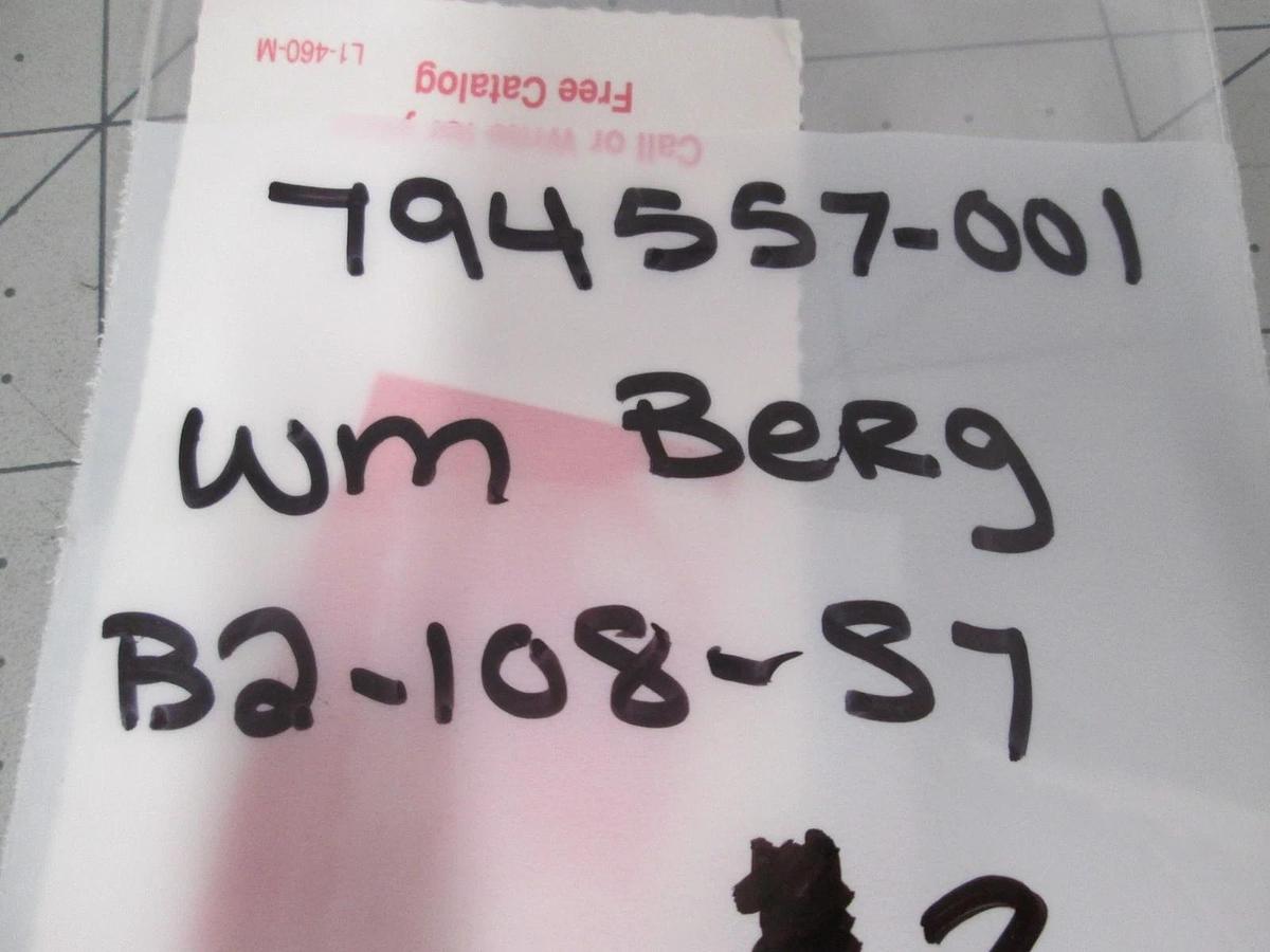 WM Berg, B2-1Q8-S7, Ball Bearing, 16mm OD 8mm ID, Single Row, New, Lot of 2